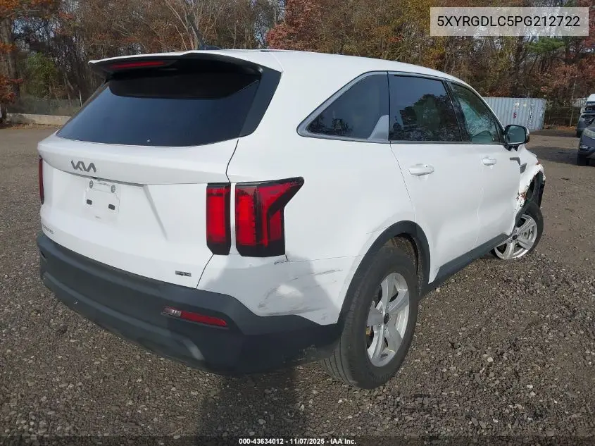5XYRGDLC5PG212722 2023 Kia Sorento Lx