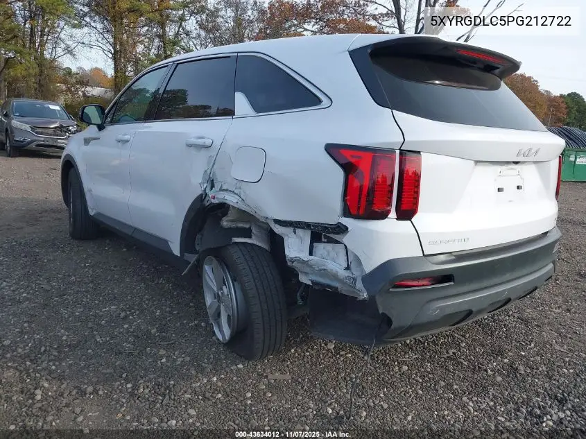 5XYRGDLC5PG212722 2023 Kia Sorento Lx