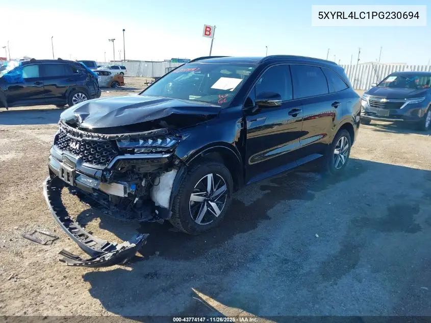 5XYRL4LC1PG230694 2023 Kia Sorento S