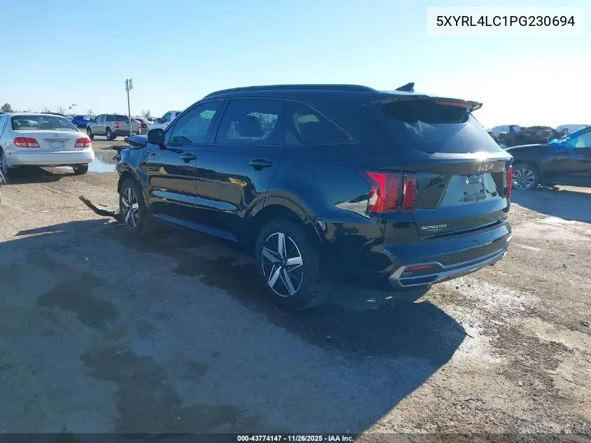 5XYRL4LC1PG230694 2023 Kia Sorento S
