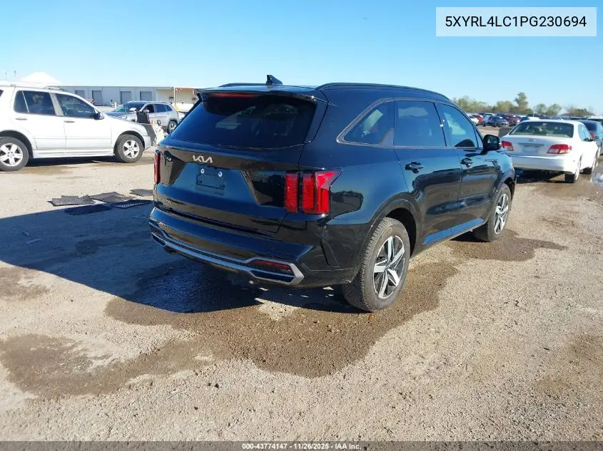 5XYRL4LC1PG230694 2023 Kia Sorento S