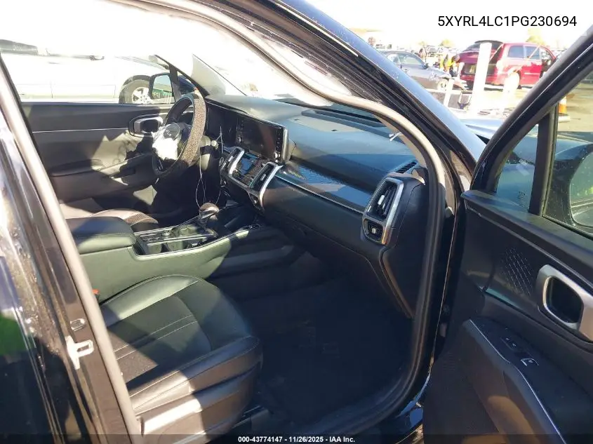 5XYRL4LC1PG230694 2023 Kia Sorento S