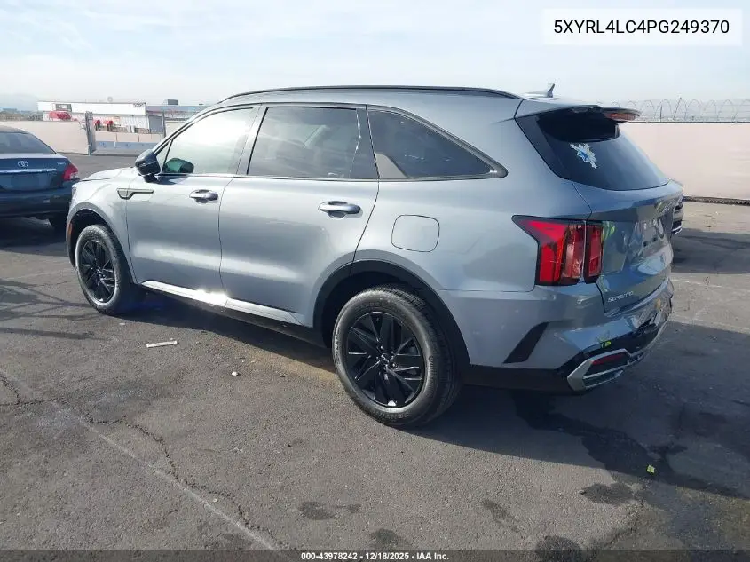5XYRL4LC4PG249370 2023 Kia Sorento S