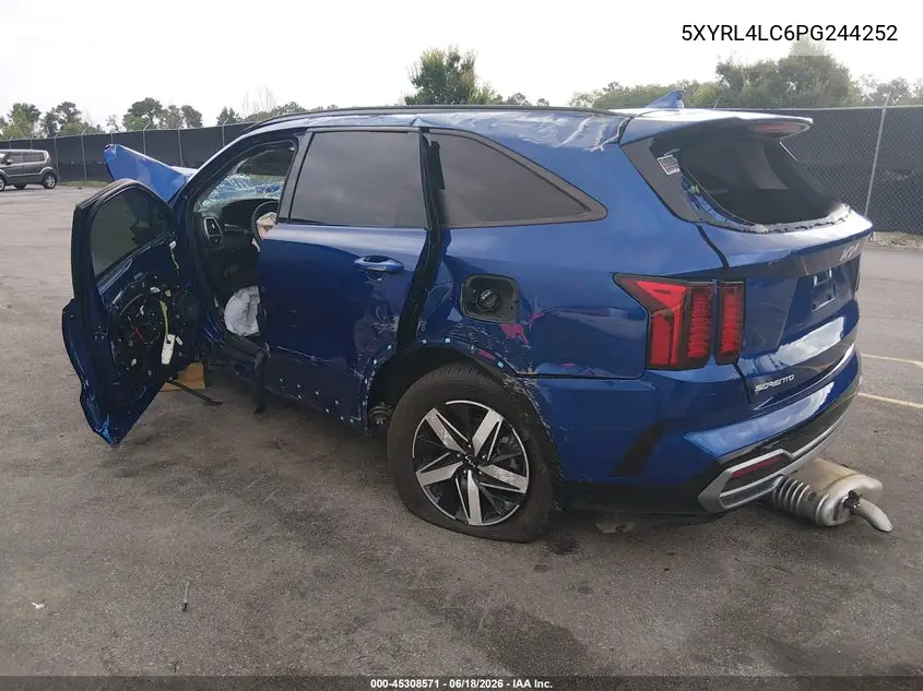 2023 Kia Sorento S VIN: 5XYRL4LC6PG244252 Lot: 45308571