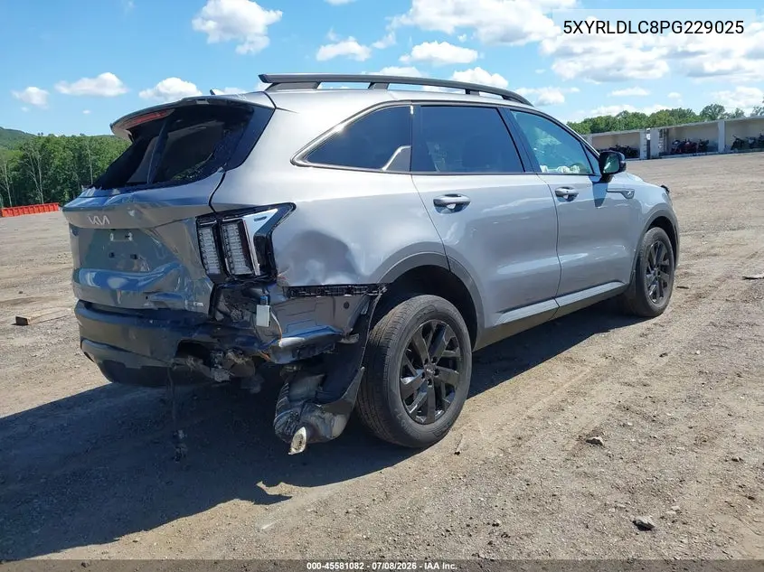 2023 Kia Sorento X-Line S VIN: 5XYRLDLC8PG229025 Lot: 45581082