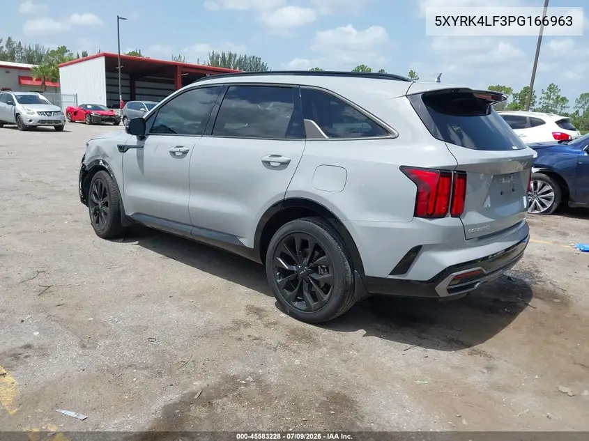 2023 Kia Sorento Sx VIN: 5XYRK4LF3PG166963 Lot: 45583228