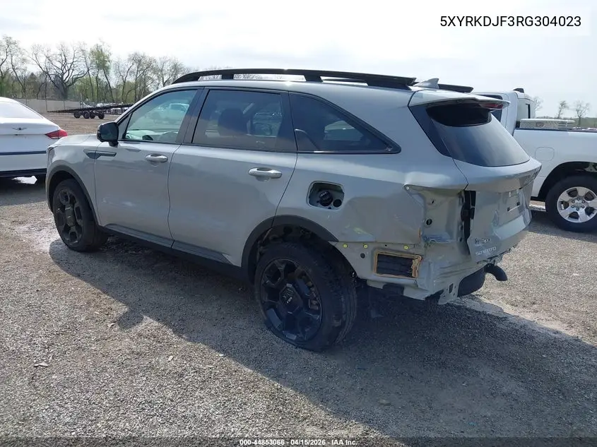 5XYRKDJF3RG304023 2024 Kia Sorento X-Line Sx