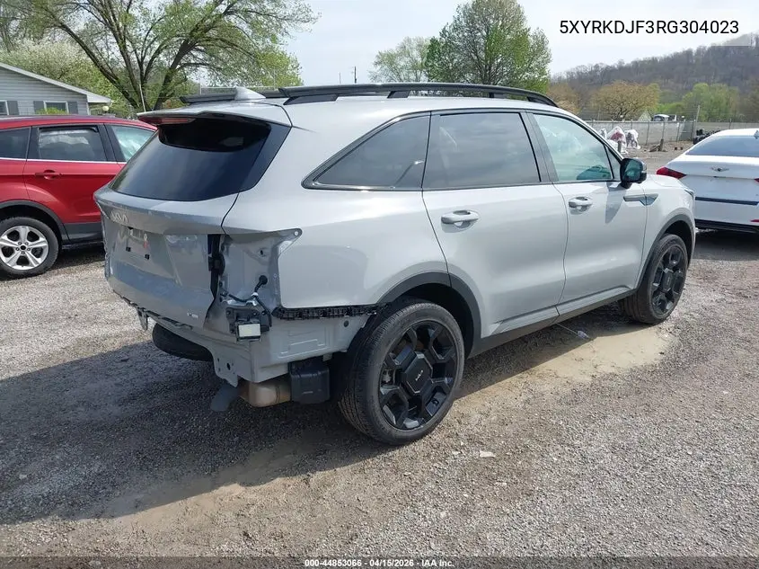 5XYRKDJF3RG304023 2024 Kia Sorento X-Line Sx