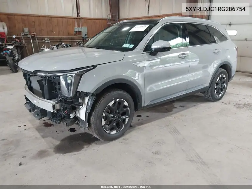 2024 Kia Sorento S VIN: 5XYRLDJC1RG286754 Lot: 45371861