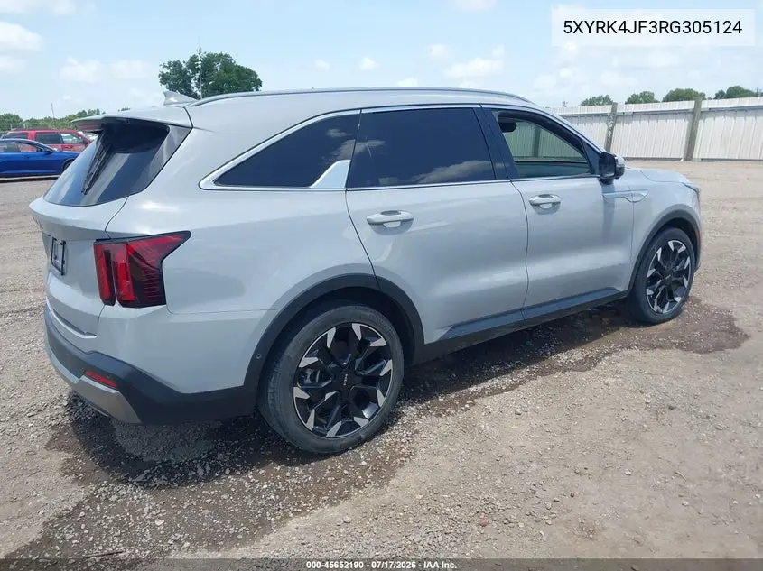 2024 Kia Sorento Sx VIN: 5XYRK4JF3RG305124 Lot: 45652190