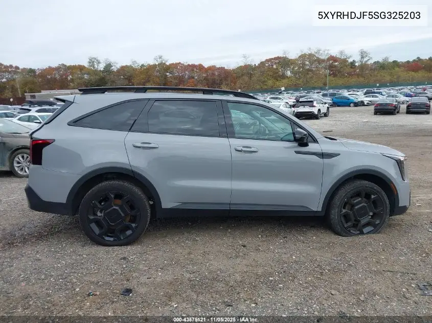 5XYRHDJF5SG325203 2025 Kia Sorento X-Line Ex