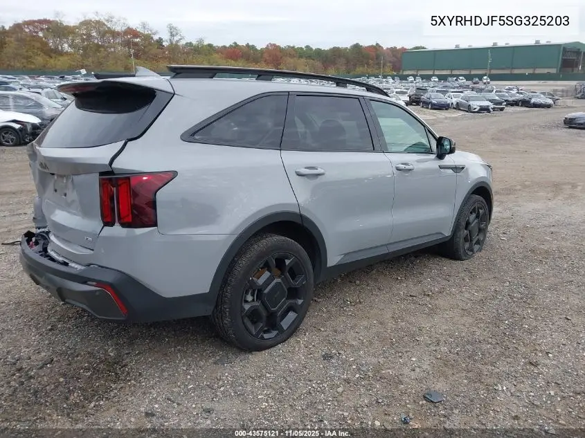 5XYRHDJF5SG325203 2025 Kia Sorento X-Line Ex