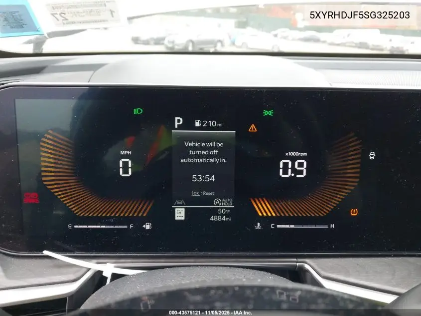 5XYRHDJF5SG325203 2025 Kia Sorento X-Line Ex