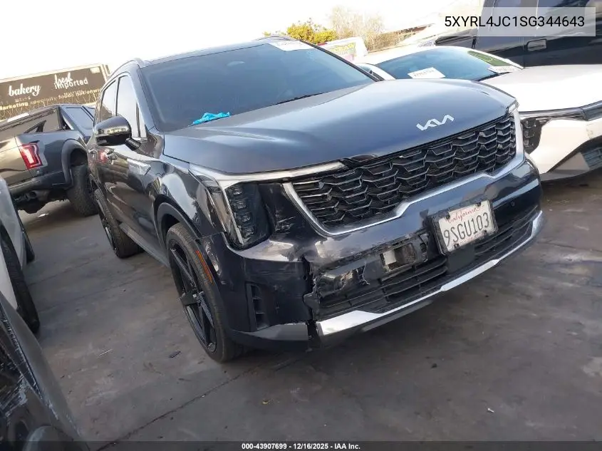 5XYRL4JC1SG344643 2025 Kia Sorento S
