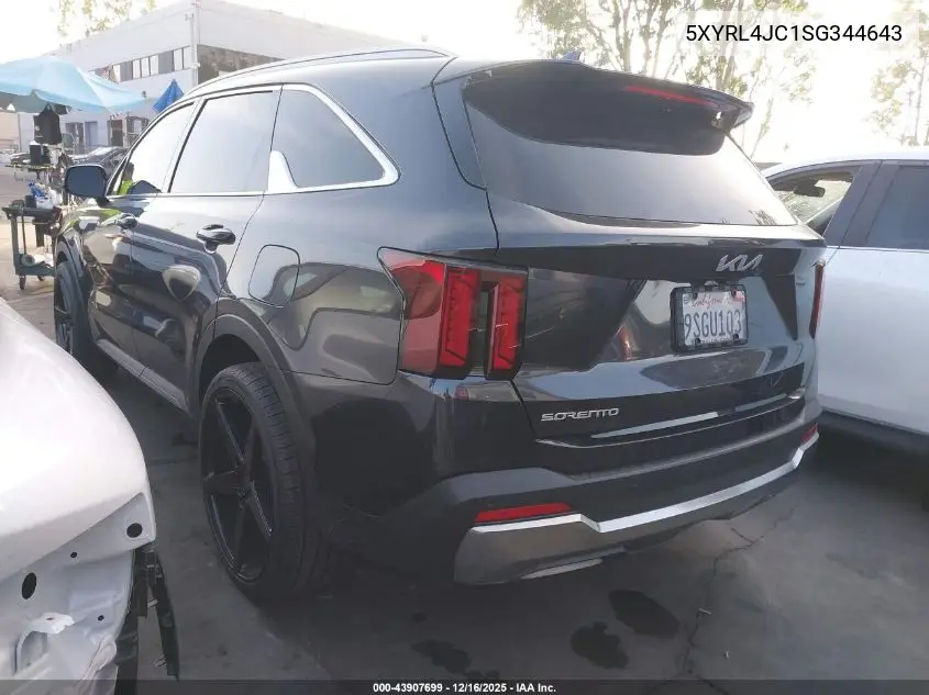 5XYRL4JC1SG344643 2025 Kia Sorento S
