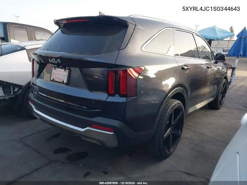 5XYRL4JC1SG344643 2025 Kia Sorento S