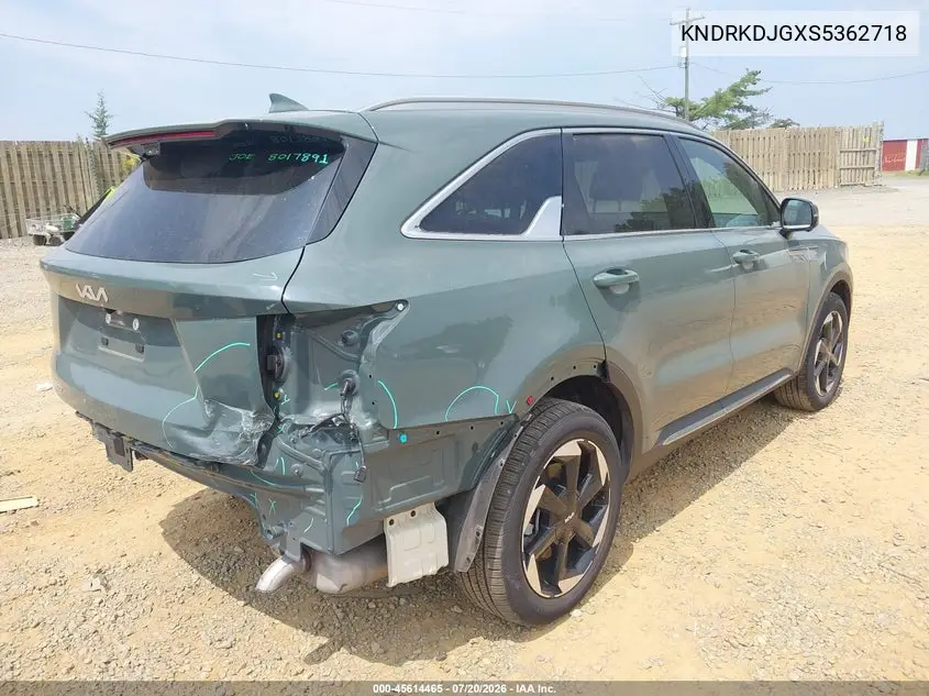 2025 Kia Sorento Hybrid Sx Prestige VIN: KNDRKDJGXS5362718 Lot: 45614465