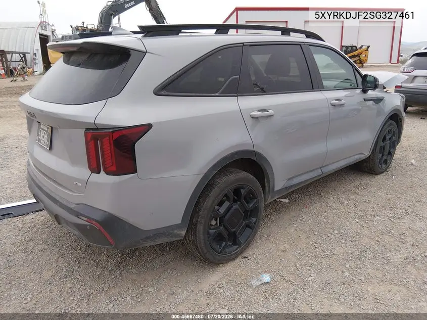2025 Kia Sorento X-Line Sx VIN: 5XYRKDJF2SG327461 Lot: 45667480