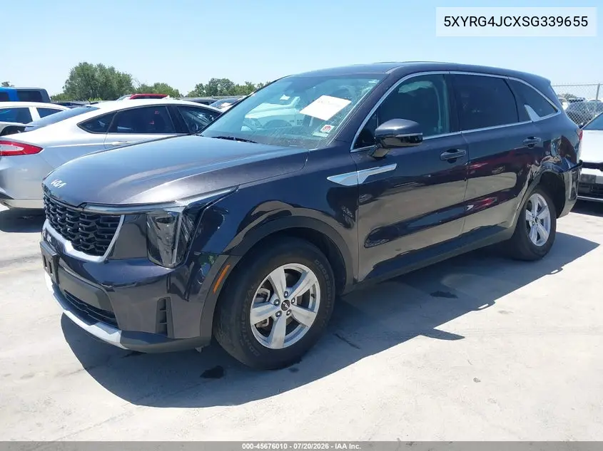 2025 Kia Sorento Lx VIN: 5XYRG4JCXSG339655 Lot: 45676010