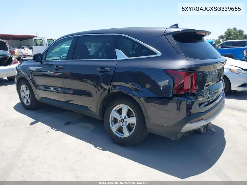 2025 Kia Sorento Lx VIN: 5XYRG4JCXSG339655 Lot: 45676010
