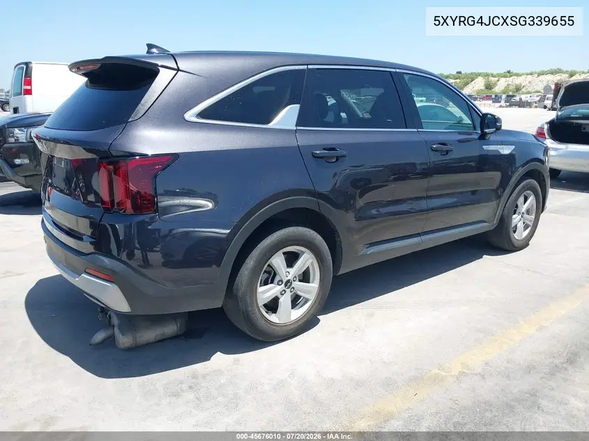 2025 Kia Sorento Lx VIN: 5XYRG4JCXSG339655 Lot: 45676010