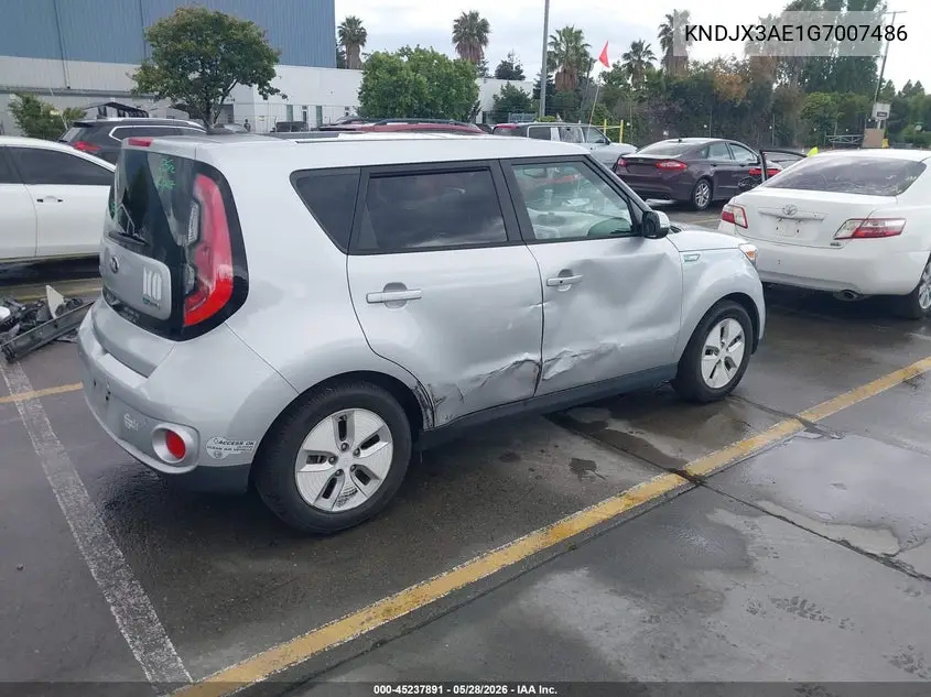 2016 Kia Soul Ev + VIN: KNDJX3AE1G7007486 Lot: 45237891