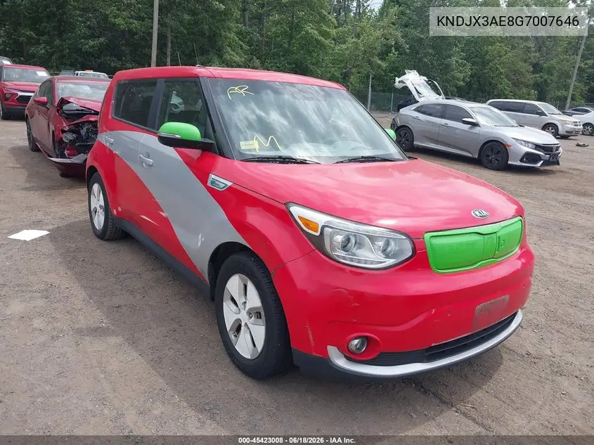 2016 Kia Soul Ev + VIN: KNDJX3AE8G7007646 Lot: 45423008