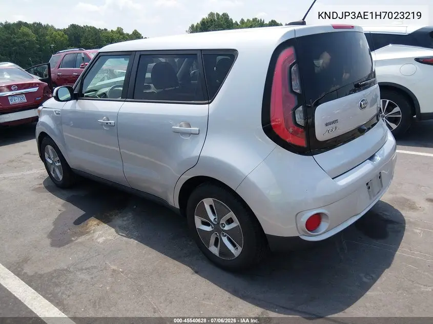 2017 Kia Soul Ev VIN: KNDJP3AE1H7023219 Lot: 45540628