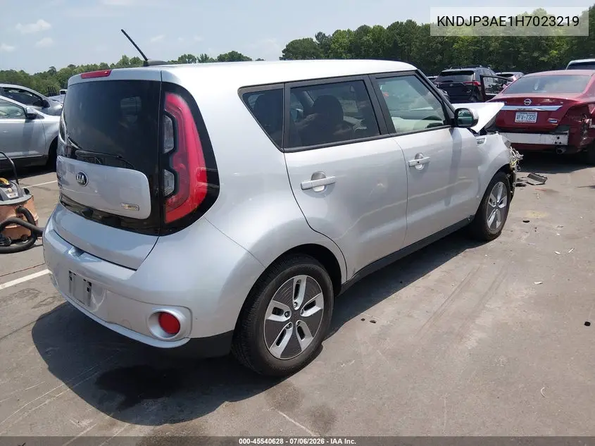 2017 Kia Soul Ev VIN: KNDJP3AE1H7023219 Lot: 45540628