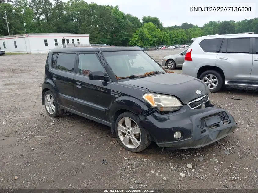 2010 Kia Soul Sport VIN: KNDJT2A22A7136808 Lot: 45214390