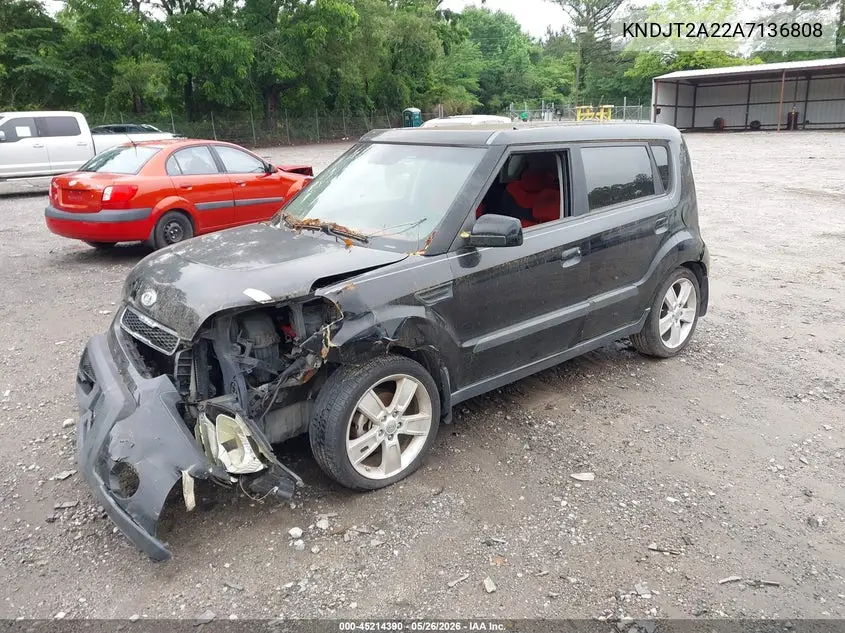 2010 Kia Soul Sport VIN: KNDJT2A22A7136808 Lot: 45214390