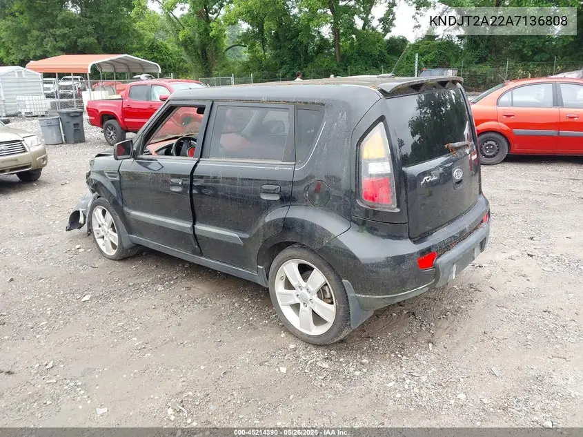 2010 Kia Soul Sport VIN: KNDJT2A22A7136808 Lot: 45214390