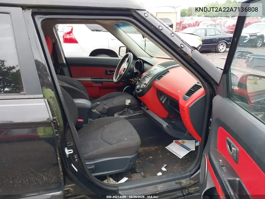 2010 Kia Soul Sport VIN: KNDJT2A22A7136808 Lot: 45214390