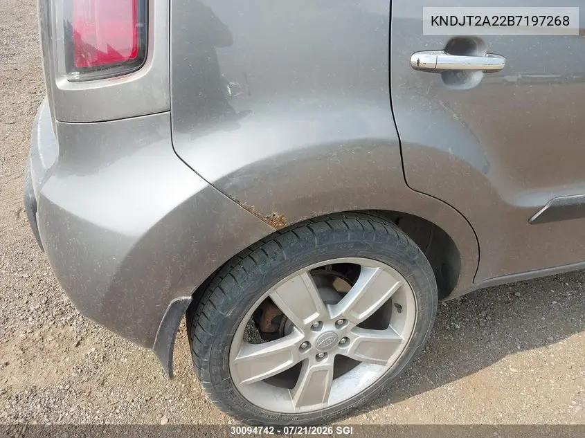 2011 Kia Soul +/!/Sport VIN: KNDJT2A22B7197268 Lot: 30094742