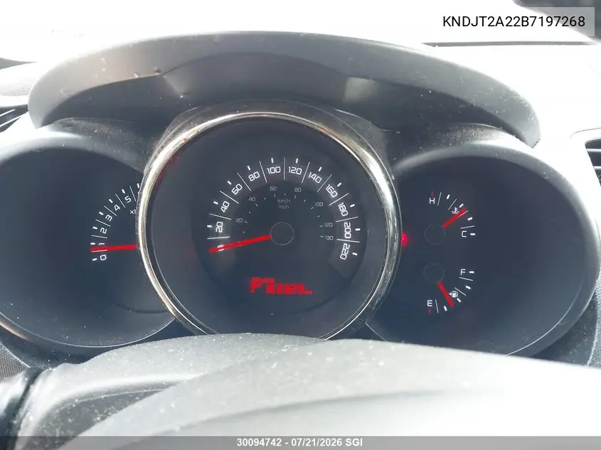 2011 Kia Soul +/!/Sport VIN: KNDJT2A22B7197268 Lot: 30094742