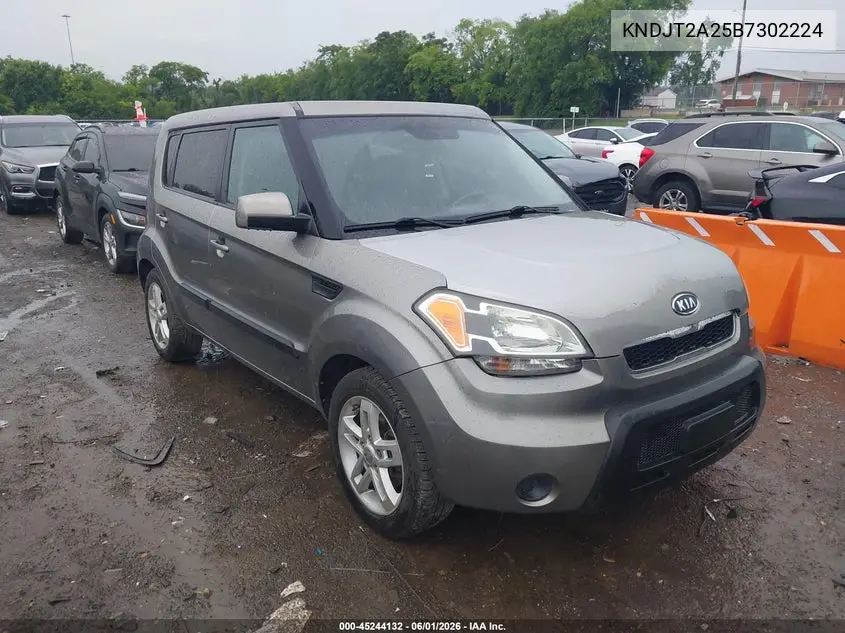 2011 Kia Soul + VIN: KNDJT2A25B7302224 Lot: 45244132