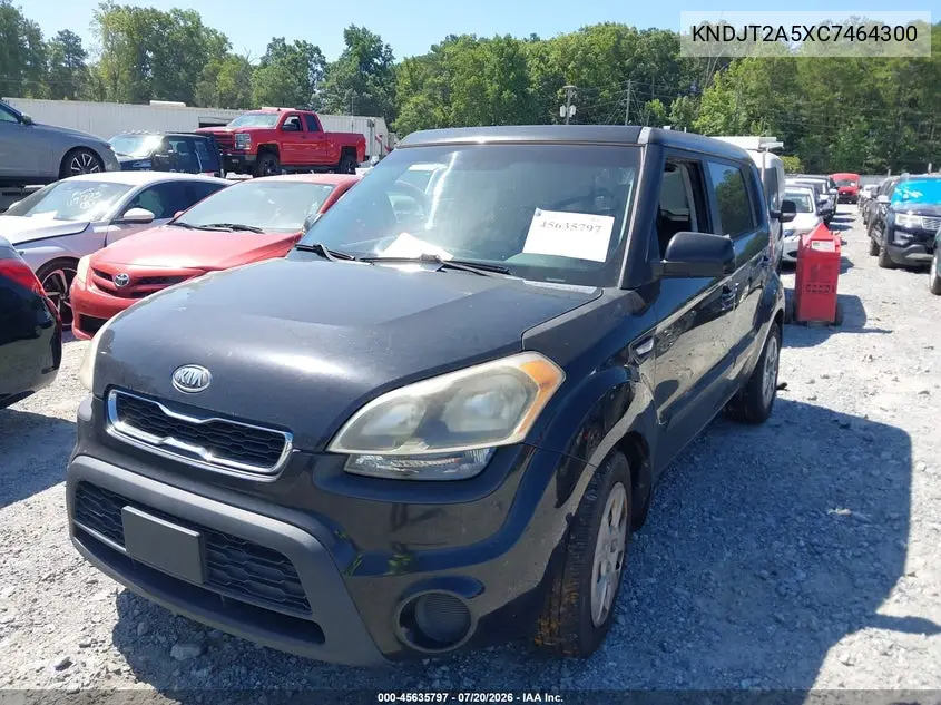 2012 Kia Soul VIN: KNDJT2A5XC7464300 Lot: 45635797