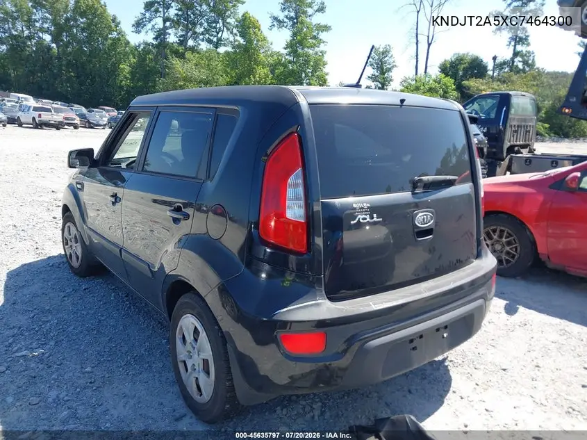 2012 Kia Soul VIN: KNDJT2A5XC7464300 Lot: 45635797