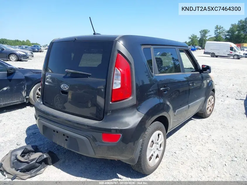 2012 Kia Soul VIN: KNDJT2A5XC7464300 Lot: 45635797