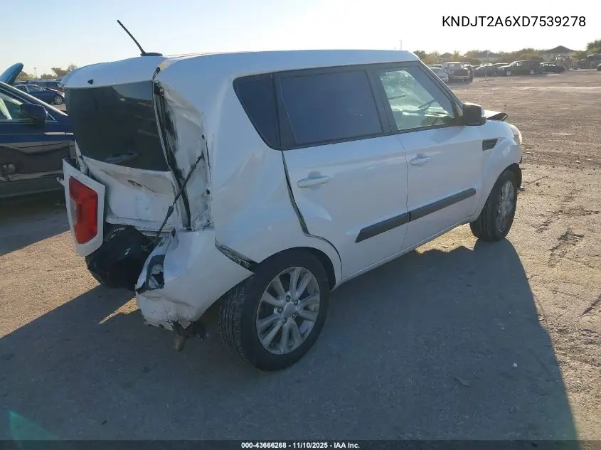 KNDJT2A6XD7539278 2013 Kia Soul +