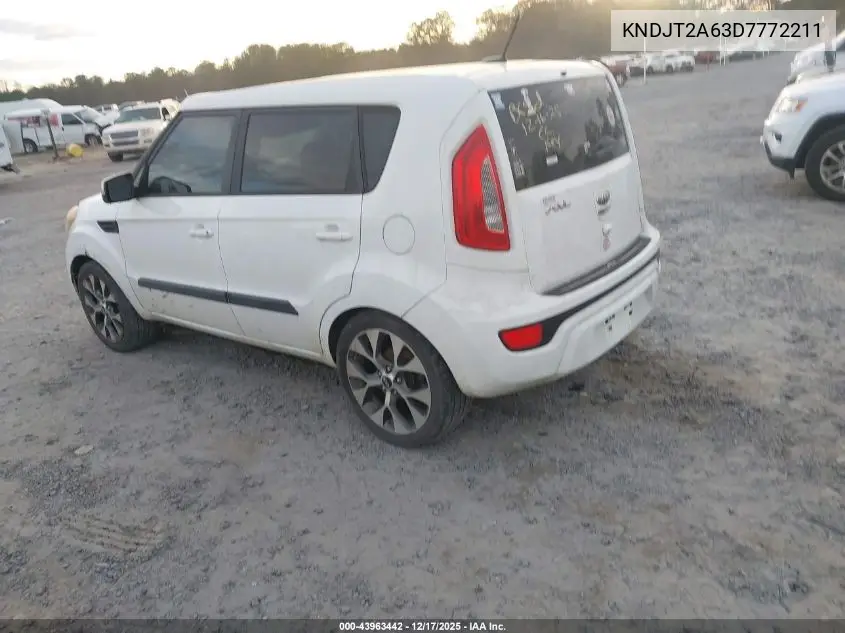 KNDJT2A63D7772211 2013 Kia Soul !