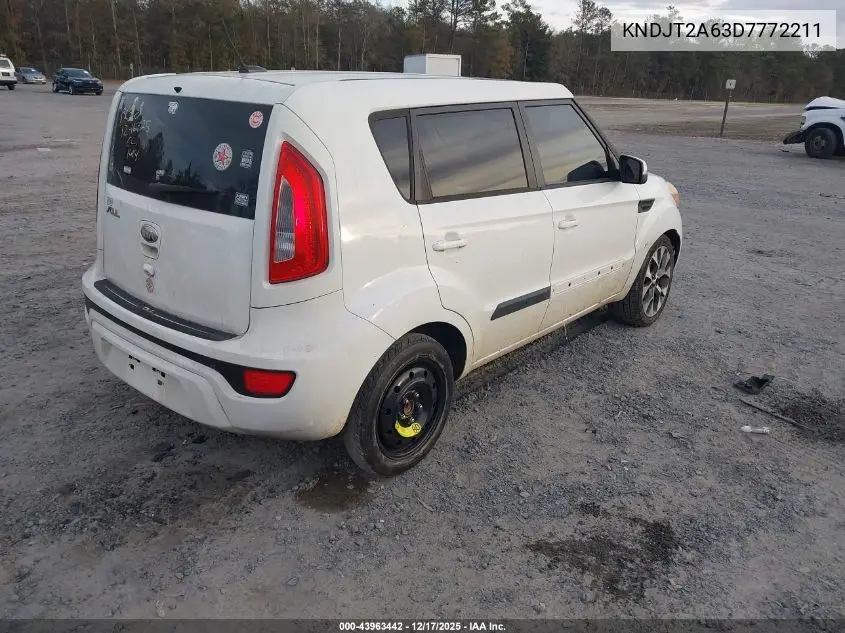 KNDJT2A63D7772211 2013 Kia Soul !