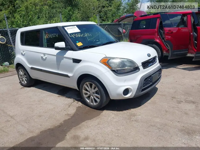 2013 Kia Soul + VIN: KNDJT2A61D7484803 Lot: 45550231