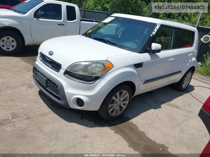 2013 Kia Soul + VIN: KNDJT2A61D7484803 Lot: 45550231