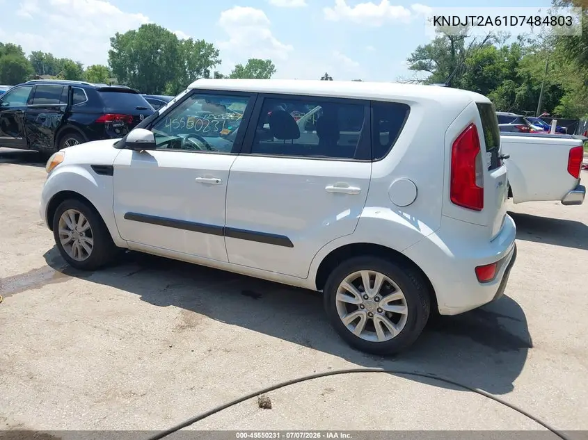 2013 Kia Soul + VIN: KNDJT2A61D7484803 Lot: 45550231