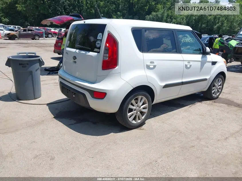 2013 Kia Soul + VIN: KNDJT2A61D7484803 Lot: 45550231
