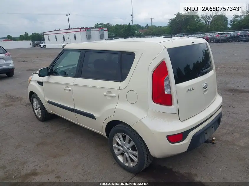 2013 Kia Soul + VIN: KNDJT2A68D7573431 Lot: 45566604