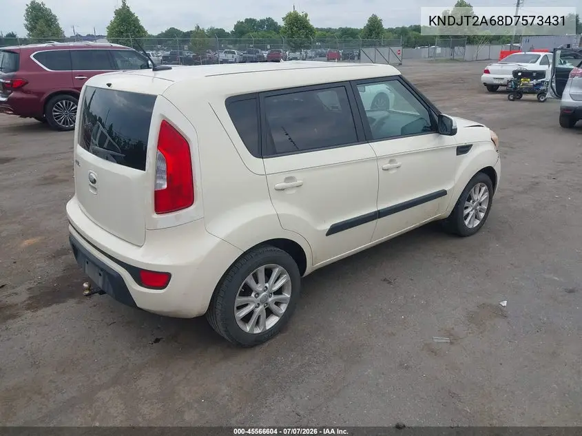 2013 Kia Soul + VIN: KNDJT2A68D7573431 Lot: 45566604