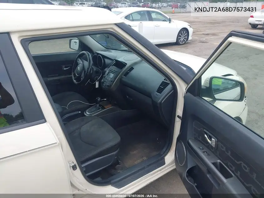 2013 Kia Soul + VIN: KNDJT2A68D7573431 Lot: 45566604
