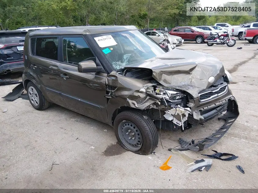 2013 Kia Soul VIN: KNDJT2A53D7528405 Lot: 45629779